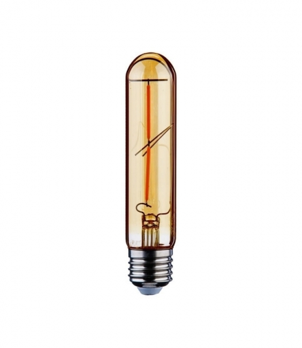 Żarówka LED E27 2W T30 Filament, Klosz: Bursztynowy, Super Ciepła (barwa zachód słońca), Barwa:2200K, Trzonek:E27 V-TAC 7252