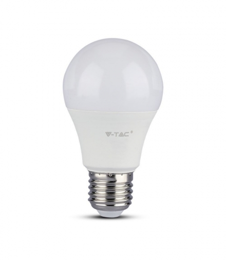 Żarówka LED E27 9W A60, Ciepła, Barwa:2700K, Trzonek:E27 V-TAC 7260