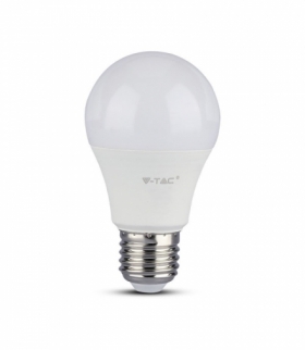 Żarówka LED E27 9W A60, Zimna, Barwa:6400K, Trzonek:E27 V-TAC 7262