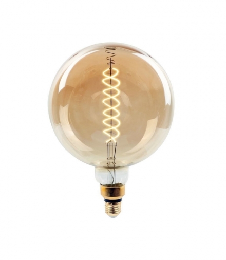 Żarówka LED E27 8W G200 Filament, Ultra Ciepła (barwa płomień świecy), Barwa:2000K, Ściemniana, Trzonek:E27 V-TAC 7462