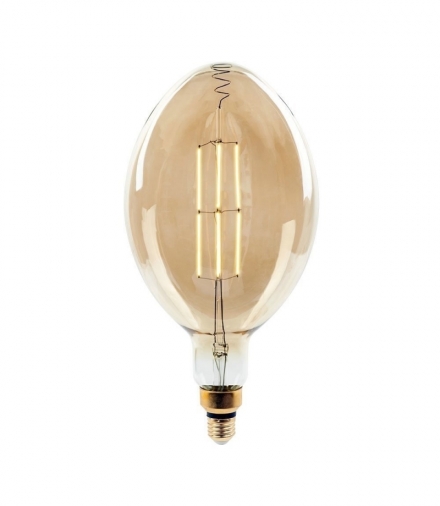 Żarówka LED E27 8W dekoracyjna BF180, Klosz: Bursztynowy, Ultra Ciepła (barwa płomień świecy), Barwa:2000K, Ściemniana, Trzonek:E27 V-TAC 7464