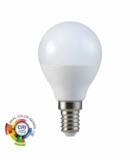 Żarówka LED E14 5.5W P45, Zimna, Barwa:6400K, Trzonek:E14 ,CRI95+ V-TAC 7490
