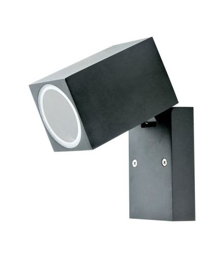 Kinkiet Ścienny Ogrodowy GU10 Regulowany Aluminium IP44 VT-7611