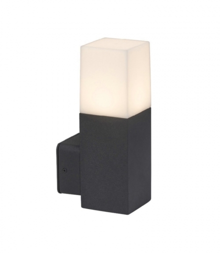 Oprawa Ogrodowa V-TAC GU10 Kinkiet Kwadrat Aluminium Czarny 121x80x250mm IP54 VT-7613 3 Lata Gwarancji