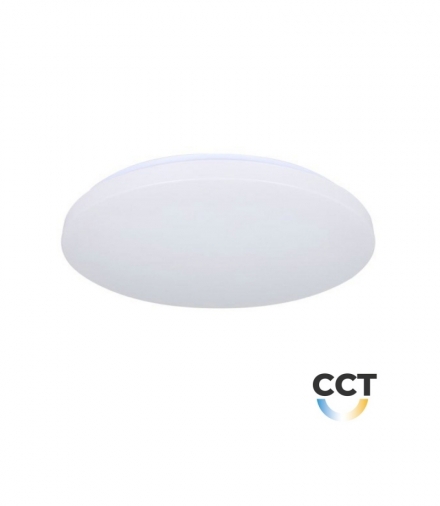 Plafon V-TAC 18W Mleczny Zmiana Koloru CCT fi.310 VT-8418 2700K-6400K 1080lm