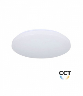 Plafon V-TAC 24W Mleczny Zmiana Koloru CCT fi.350 VT-8424 2700K-6400K 1440lm