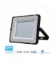 Projektor LED V-TAC 150W SAMSUNG CHIP SLIM Czarny 120lm/W VT-156 4000K 18000lm 5 Lat Gwarancji