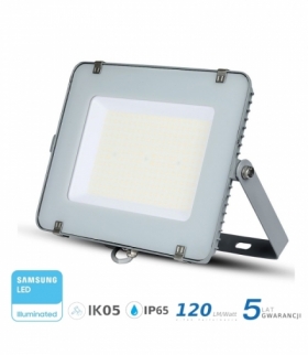 Projektor LED V-TAC 150W SAMSUNG CHIP SLIM Szary 120lm/W VT-156 4000K 18000lm 5 Lat Gwarancji