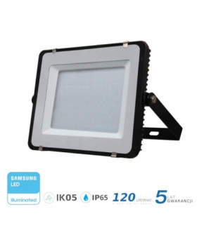 Projektor LED V-TAC 300W SAMSUNG CHIP SLIM Czarny 120lm/W VT-306 4000K 36000lm 5 Lat Gwarancji