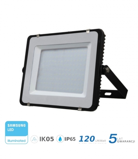 Projektor LED V-TAC 300W SAMSUNG CHIP SLIM Czarny 120lm/W VT-306 6400K 36000lm 5 Lat Gwarancji