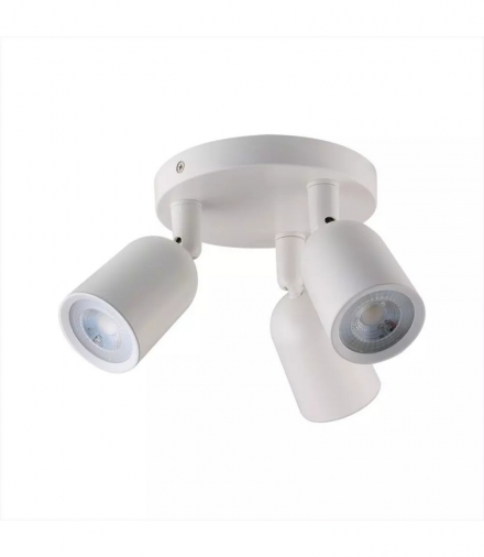 Oprawa Kinkiet V-TAC 3xGU10 Biała VT-899