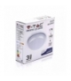 Plafon LED V-TAC SAMSUNG CHIP 15W IP65 Okrągły Czujnik Mikrofalowy/Moduł Awaryjny 3h VT-19 4000K 1400lm 3 Lata Gwarancji