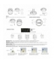 Plafon LED V-TAC SAMSUNG CHIP 15W IP65 Okrągły Czujnik Mikrofalowy/Moduł Awaryjny 3h VT-19 4000K 1400lm 3 Lata Gwarancji