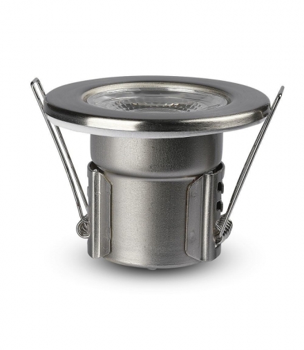 Oczko LED SAMSUNG CHIP 5W Hermetyczne IP65 Ściemnialne Satyna VT-855 6400K 500lm 5 Lat Gwarancji