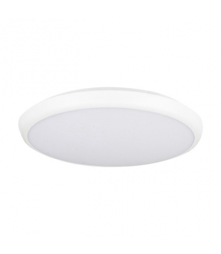 Plafon LED V-TAC Czujnik Mikrofalowy SAMSUNG CHIP 12W SLIM IP65 fi270mm VT-12SS 4000K 1440lm 5 Lat Gwarancji