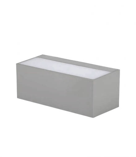 Oprawa Ścienna V-TAC 12W LED Góra Dół Szary IP65 VT-8057 6400K 600lm