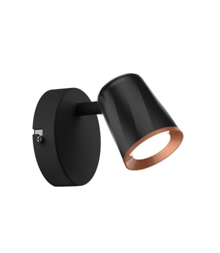 Kinkiet V-TAC 6W LED Czarny VT-806 3000K 480lm