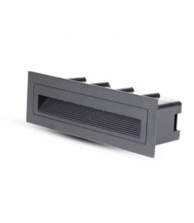 Oprawa Schodowa LED VT-856 230V prostokąt szara barwa ciepła IP54