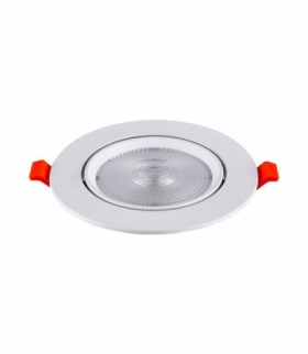 Oprawa V-TAC LED Downlight SAMSUNG CHIP 10W Ruchoma VT-2-10 6400K 900lm 5 Lat Gwarancji