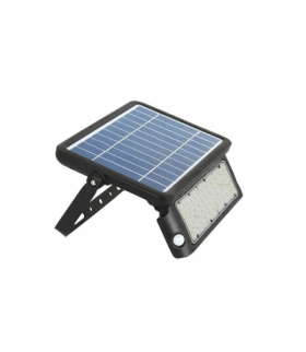 Projektor Solarny 10W LED Czarny IP65 V-TAC VT-787-10 4000K 1100lm