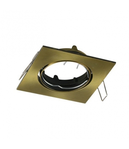 Oprawa Oczko V-TAC GU10 Kwadrat Ruchoma Złoty VT-779SQ 3 Lata Gwarancji