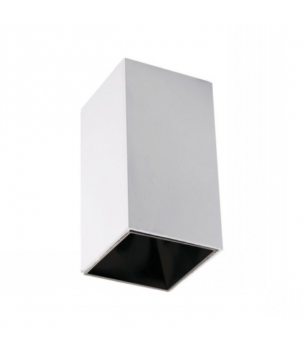 Oprawa Sufitowa V-TAC GU10 Kwadrat Natynkowa Biały+Czarny 74x74x140mm VT-882 3 Lata Gwarancji