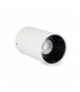 Oprawa Sufitowa V-TAC GU10 Okrągła Natynkowa Tuba Biały+Czarny 80x140mm VT-882 3 Lata Gwarancji