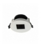 Oprawa Oczko V-TAC GU10 Okrągła z kwadratem Biały+Czarny VT-883 3 Lata Gwarancji