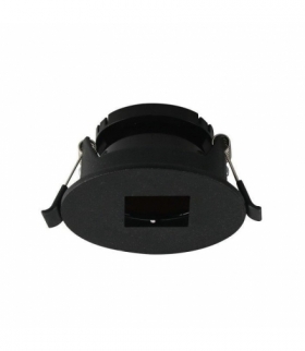 Oprawa Oczko V-TAC GU10 Okrągła z kwadratem Czarna VT-883 3 Lata Gwarancji