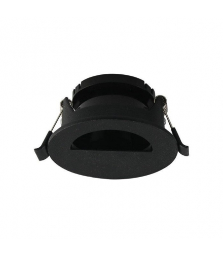 Oprawa Oczko V-TAC GU10 Okrągła z półkolem Czarna VT-884 3 Lata Gwarancji