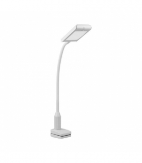 Lampka Biurkowa V-TAC 7W LED Biała Klips VT-7407 3000K 400lm