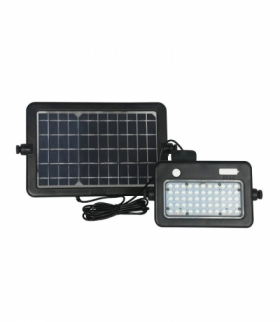 Projektor LED Solarny V-TAC 10W USB Czarny IP65 VT-788-10 4000K 1100lm