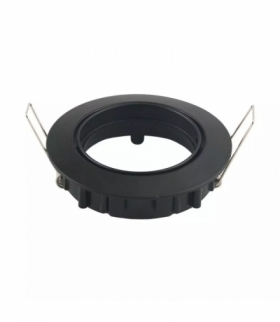 Oprawa Oczko V-TAC GU10 Okrągła Ruchoma Czarna VT-779