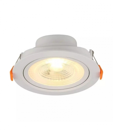 Oprawa V-TAC Downlight 7W LED Okrągły Biały VT-8407 6000K 560lm