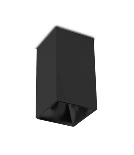 Oprawa Sufitowa V-TAC GU10 Kwadrat Natynkowa Czarny 74x74x140mm VT-882 3 Lata Gwarancji