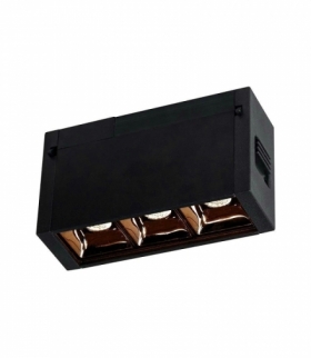 Oprawa Szynosystemu Magnetycznego V-TAC 3W 24V LED Czarna CRI90+ UGR19 VT-4143 3000K 240lm 3 Lata Gwarancji