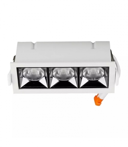 Oprawa V-TAC Downlight SAMSUNG CHIP 12W UGR19 CRI90+ 36st VT-2-12 5700K 960lm 5 Lat Gwarancji