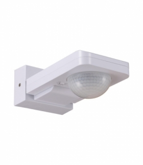 Czujnik Ruchu Podczerwień Ścienny Biały 360st 1000W LED VT-8083