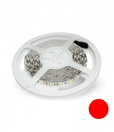 Taśma LED V-TAC SMD5050 300LED IP20 9W/m VT-5050 Czerwony 1000lm