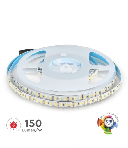 Taśma LED V-TAC SMD5730 600LED High Lumen CRI95+ IP20 18W/m VT-5730 3000K 3000lm