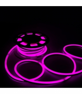 Neon Flex 24V 10mb 8W/m V-TAC VT-555 Różowy 320lm