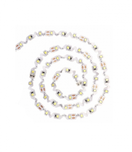 Taśma LED V-TAC S-Shape Zig Zag do zakrętów SMD2835 300LED 12V IP20 VT-2835-60-S 6400K 300lm