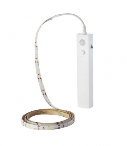Taśma LED 2.4W 1 Metr 2835 z sensorem , zasilanie bateryjne. V-TAC VT-8082 3000K 200lm