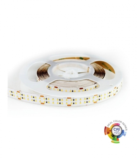Taśma LED Podwójna V-TAC 1800LED 24V IP20 30W/m CRI95+ VT-2216 3000K 2400lm 3 Lata Gwarancji