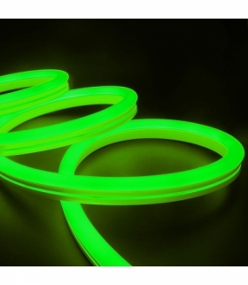 Neon Flex V-TAC 24V IP68 10mb Cięcie co 5cm 6,5W/m IP68 VT-554 Zielony 260lm