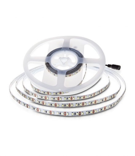 Taśma LED V-TAC SMD2835 1200LED 24V IP20 Podwójne PCB 10mb 7,2W/m 120LED/m VT-2835 6400K 600lm