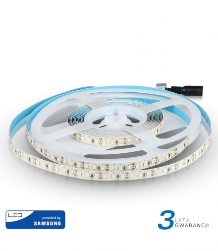 Taśma LED V-TAC SAMSUNG CHIP 2835 600LED 12V IP20 12W/m VT-5-120 3000K 1200lm 3 Lata Gwarancji