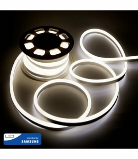 Neon LED V-TAC SAMSUNG CHIP 12V 5mb IP65 10W/m 120LED/m VT-55 4000K 300lm 3 Lata Gwarancji