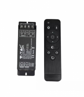 Sterownik Taśm LED Jednokolorowy Radiowy 12V/24V 300W/600W 25A RJ45 V-TAC VT-2414
