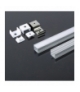 Profil Aluminiowy V-TAC 2000x17.4x12.1mm Klosz Mleczny VT-8116
